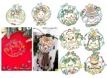 Stickserie - Weihnachtsfreunde